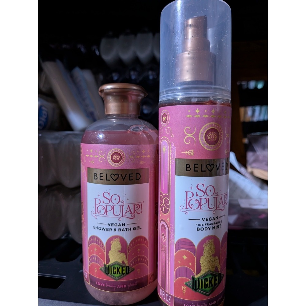 Beloved Wicked So Popular *NEW*LIMITED EDITION Body Wash 11.8oz  & Body Mist 8oz